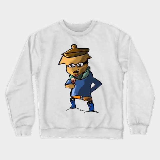 Funny Dog Crewneck Sweatshirt by Joker & Angel